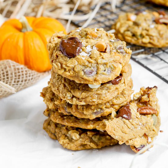 Quick Chewy Pumpkin Oatmeal Cookies - Recipe photo by SprinklesandSeaSalt