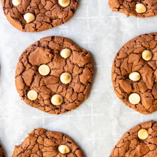 White Chocolate Chip Cookies - Recipe photo by cheerfulcook