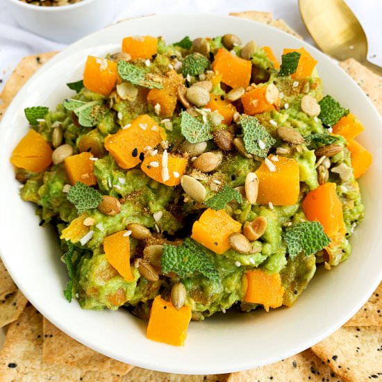 Butternut Squash Guacamole - Recipe photo by hellospoonful