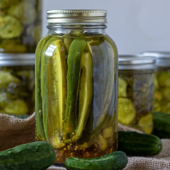 Sweet Pickles - Recipe photo by BinkysCulinaryCarnival