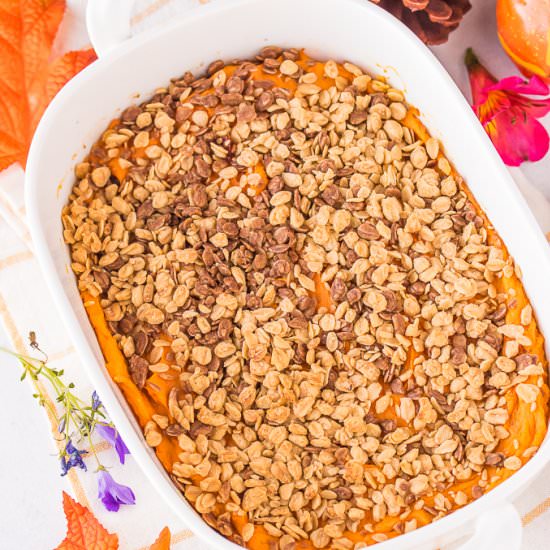 Sweet Potato Soufflé (Gluten-Free) - Recipe photo by cleaneatingkitchen