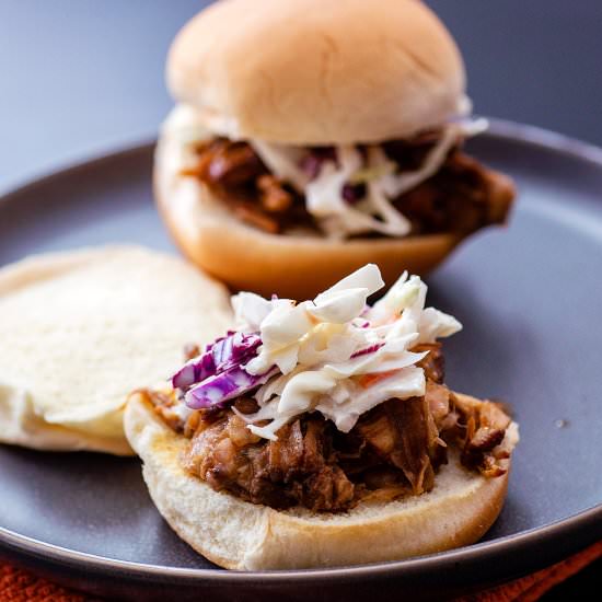 Pulled Pork Sliders - Recipe photo by TheRedheadBaker