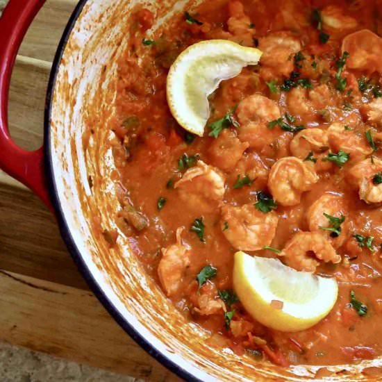 Shrimp Creole - Recipe photo by Louisiana Woman Blog