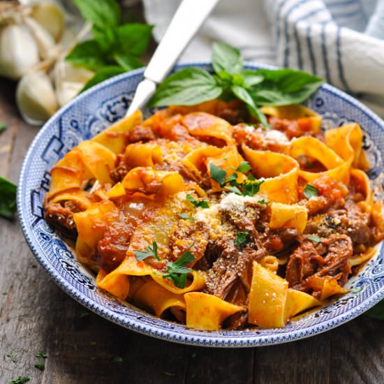 Beef Ragu - Recipe photo by The Seasoned Mom