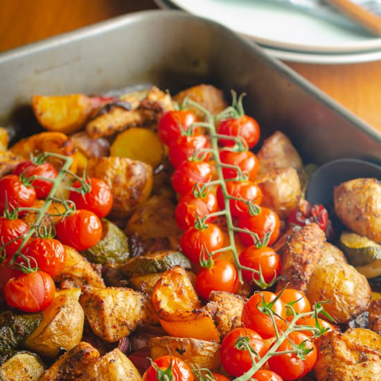 Cajun Chicken and Vegetables - Recipe photo by lostinf00d
