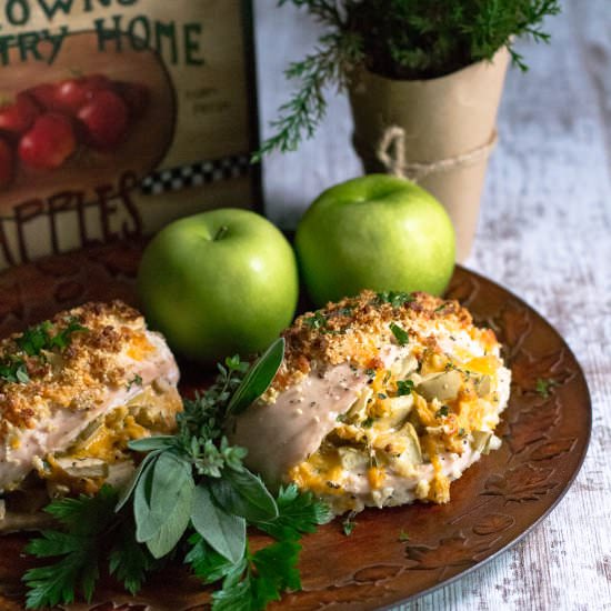 Apple Stuffed Chicken Breast - Recipe photo by whattheforksfordinner