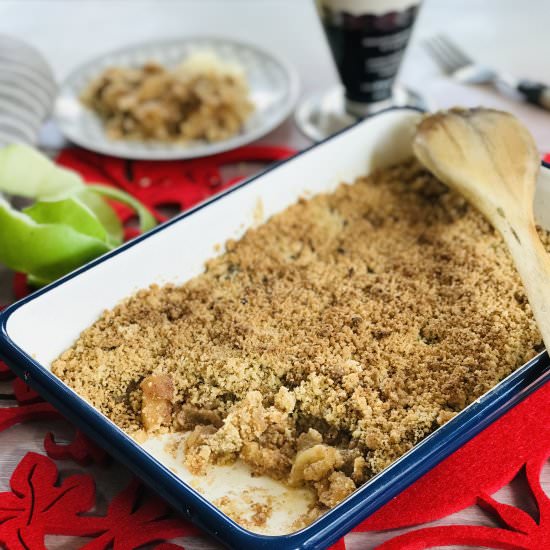 Easy apple Crumble - Recipe photo by endofthefork