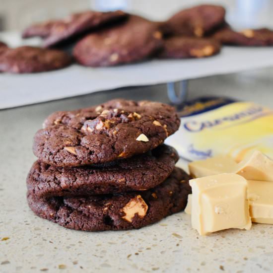 Choc CARAMILK Cookies - Recipe photo by cookingwithnanaling