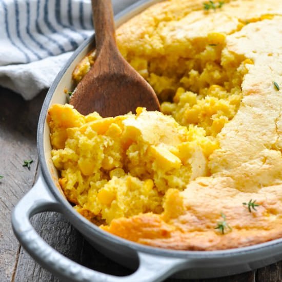 Jiffy Corn Casserole - Recipe photo by The Seasoned Mom