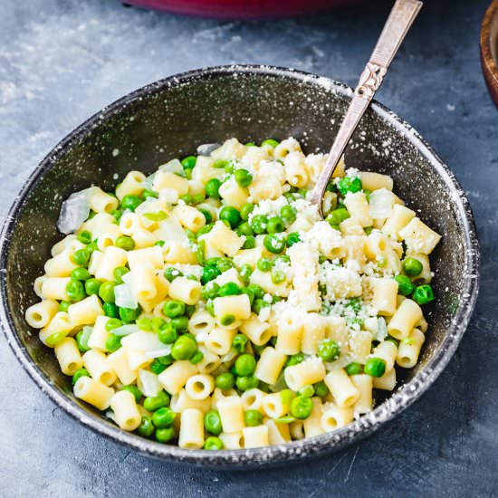Pasta e Piselli (Peas) - Recipe photo by sipandfeast