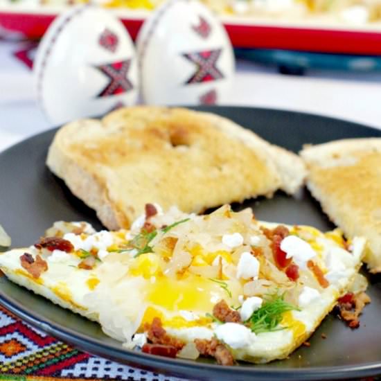 Ukrainian Style Eggs - Recipe photo by Food Meanderings