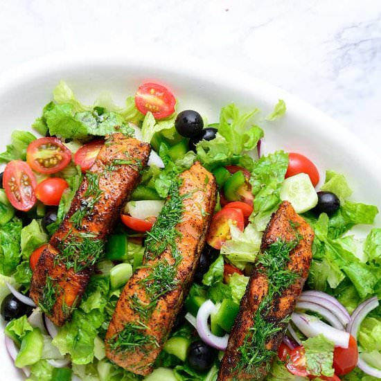 Salmon Salad - Recipe photo by cheflolaskitchen