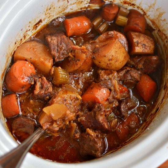 Crock Pot Beef Stew for Two - Recipe photo by Small Town Woman