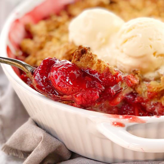 Strawberry Crumble - Recipe photo by chef not required