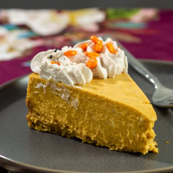 Pumpkin Gingersnap Cheesecake - Recipe photo by TheRedheadBaker
