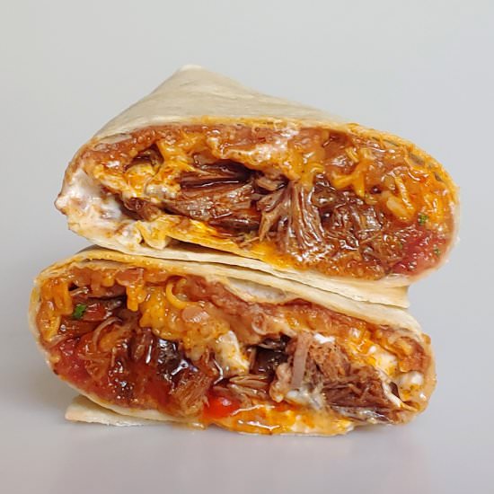 Easy Slow Cooker Chile Colorado - Recipe photo by Flavorful Eats