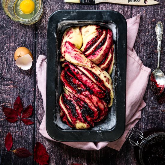 Delicious Blueberry Babka - Recipe photo by twosisterslivinglife