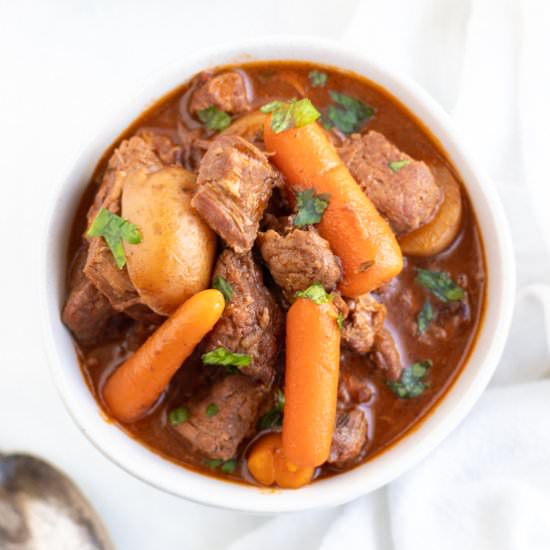 Low FODMAP Beef Stew - Recipe photo by funwithoutfodmaps
