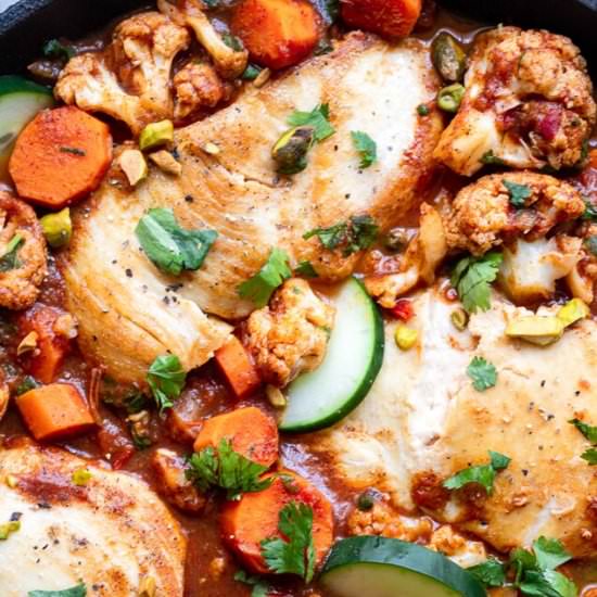 One Pot Moroccan Chicken - Recipe photo by foodfaithfitness