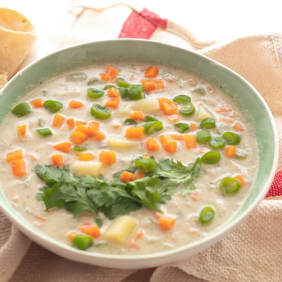 South Indian Vegetable Kurma - Recipe photo by Gingerskillet