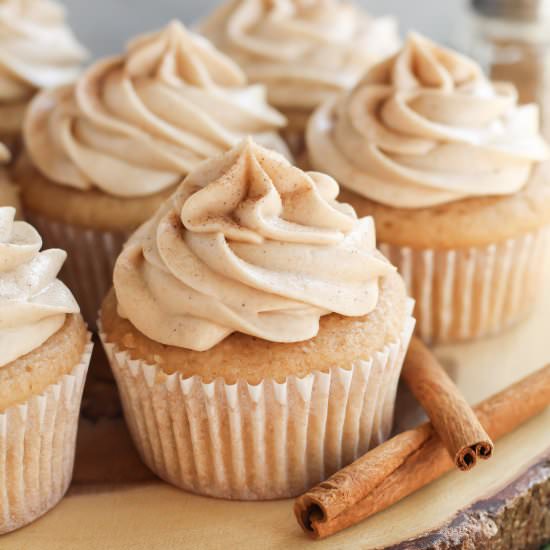 Snickerdoodle Cupcakes (GF) - Recipe photo by milehighmitts