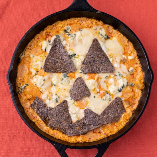 Halloween Buffalo Chicken Dip - Recipe photo by smackofflavor