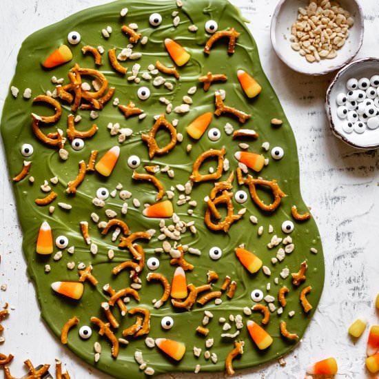 Matcha Halloween Bark - Recipe photo by cooking_therapy