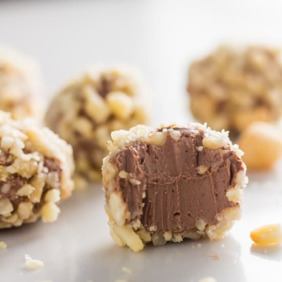 Coconut milk ice cream truffles - Recipe photo by sugarlesscrystals