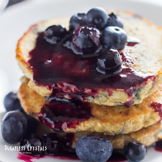 Coconut flour pancakes - Recipe photo by sugarlesscrystals