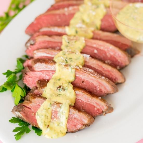 SOUS VIDE PICANHA WITH HORSERADISH - Recipe photo by aducksoven