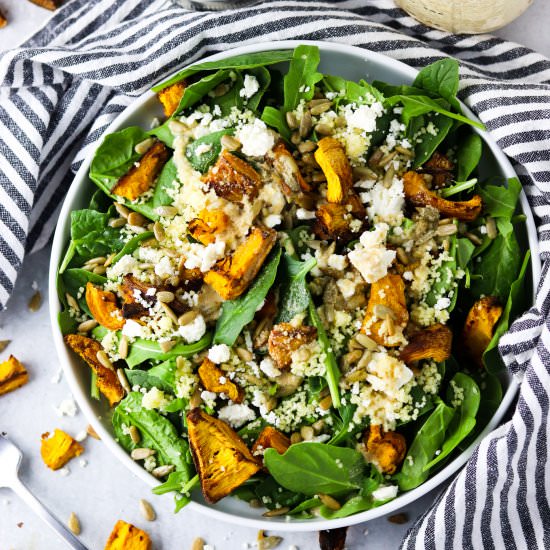Roasted Pumpkin Feta Salad - Recipe photo by Colleen Christensen