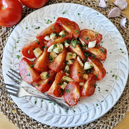 Fried Spanish Tomatoes - Recipe photo by Spain on a Fork