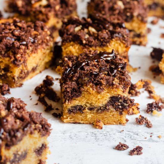 Pumpkin Cookie Streusels Cake - Recipe photo by OneSarcasticBaker