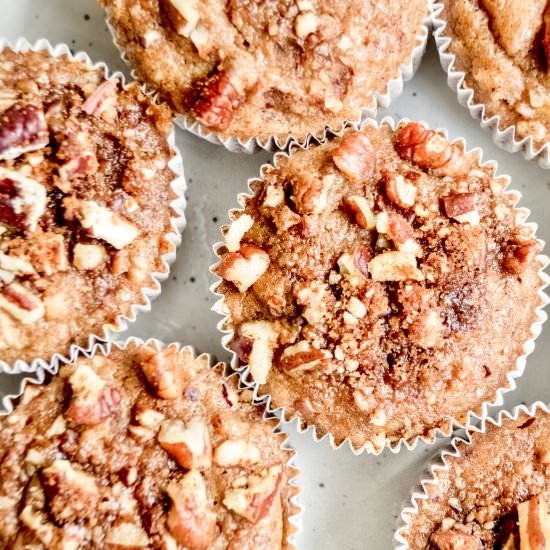 Best Vegan Banana Cinnamon Muffins - Recipe photo by Kayscleaneats