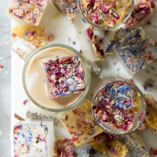 Flower Ice Cubes - Recipe photo by LifesLittleSweets