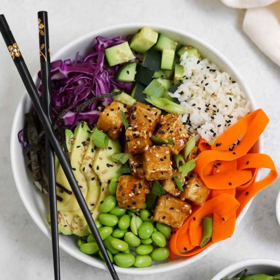 Vegan Poke Bowl - Recipe photo by eatwithclarity