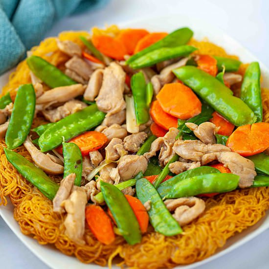 CRISPY PAN FRIED NOODLES - Recipe photo by ohmyfoodrecipes
