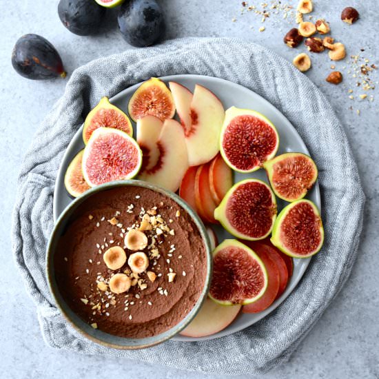 Chocolate Hazelnut Hummus - Recipe photo by toopreciousforprocessed
