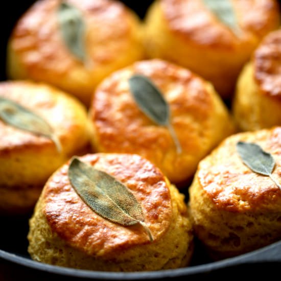 Sweet Potato Biscuits and Sage - Recipe photo by entertainingwithbeth