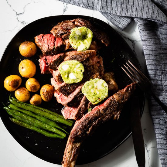Sous Vide Tomahawk Steak - Recipe photo by saltpepperskillet