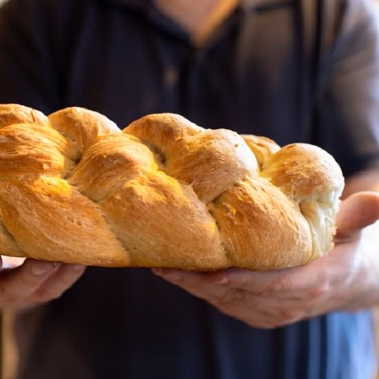 Eggless Vegan Challah - Recipe photo by BitterSweet