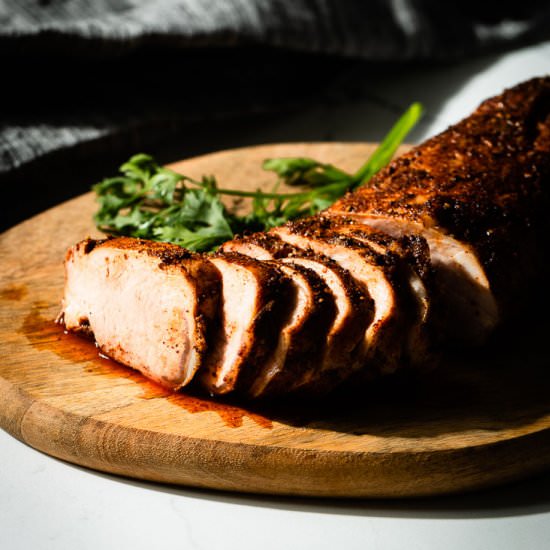 Smoked Pork Tenderloin - Recipe photo by saltpepperskillet