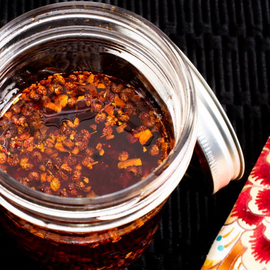 Chili Oil - Recipe photo by For the Love of Cooking