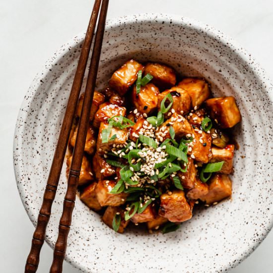 General Tso's Tofu - Recipe photo by choosingchia