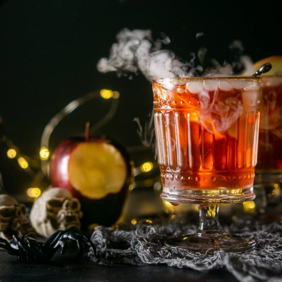 Poisoned Orchard Cocktail - Recipe photo by Burrata and Bubbles