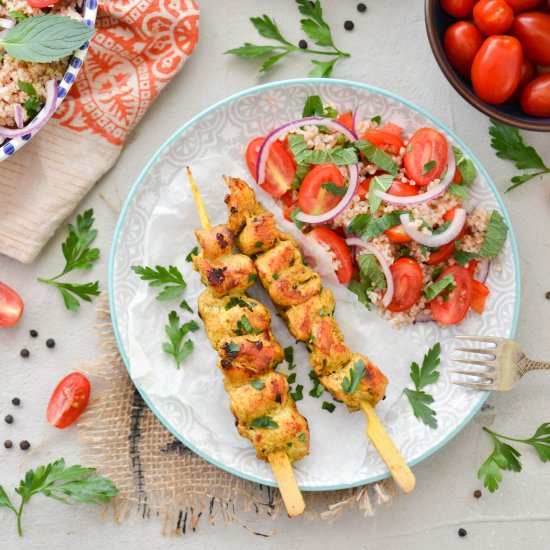 Turkey skewers - Recipe photo by Anyzkowo