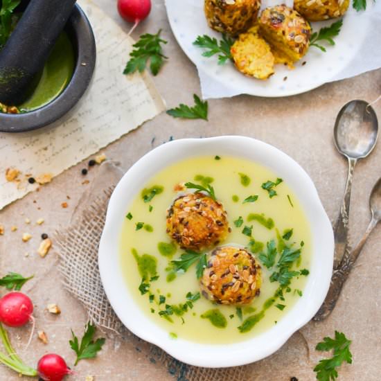 Cream of white vegetable soup - Recipe photo by Anyzkowo