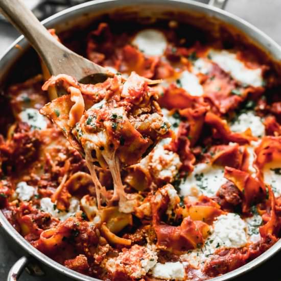 Deconstructed Lasagna - Recipe photo by cookingforkeeps
