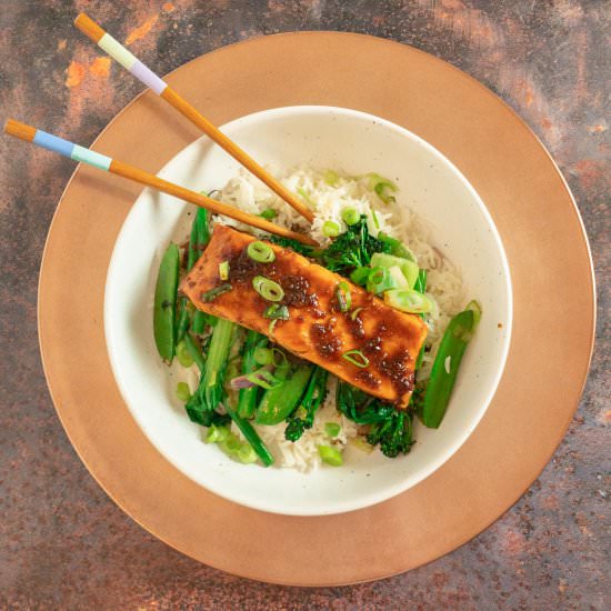 Chilli Soy Salmon - Recipe photo by carrieskitchen