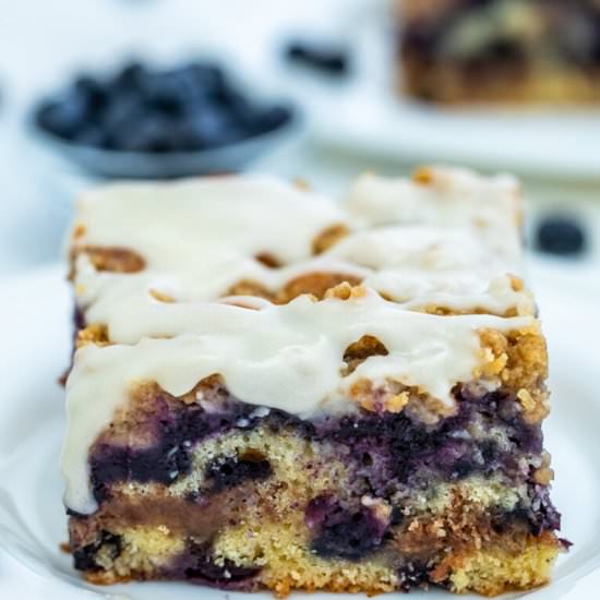 Blueberry Coffee Cake - Recipe photo by peasandpeonies